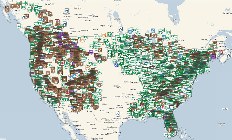 unclustered destinations